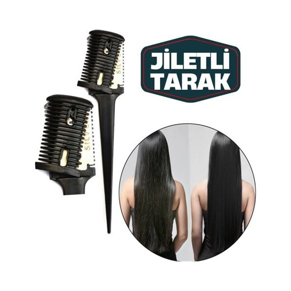 Aybastılı Transformacion 6 Adet Jiletli Kırık Saç Düzeltme Inceltme Tarağı Saç Fırçası ve Tarağı Fiyatı