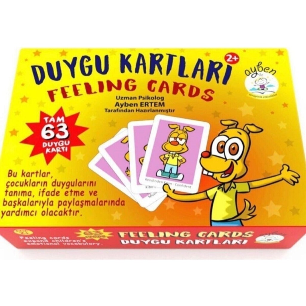 Ayben Yayınları Ayben Yayıncılık Duygu Kartları Eğitici Oyun Seti - Renkli Diğer Fiyatı