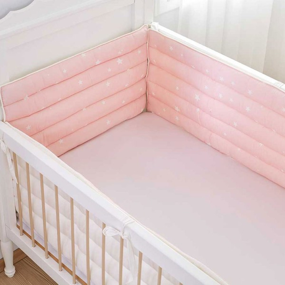 Aybi Baby Hug Me Yan Koruma Seti 3 Parça 80 x 140 cm - Pembe Bebek Yatak Bariyeri Fiyatı