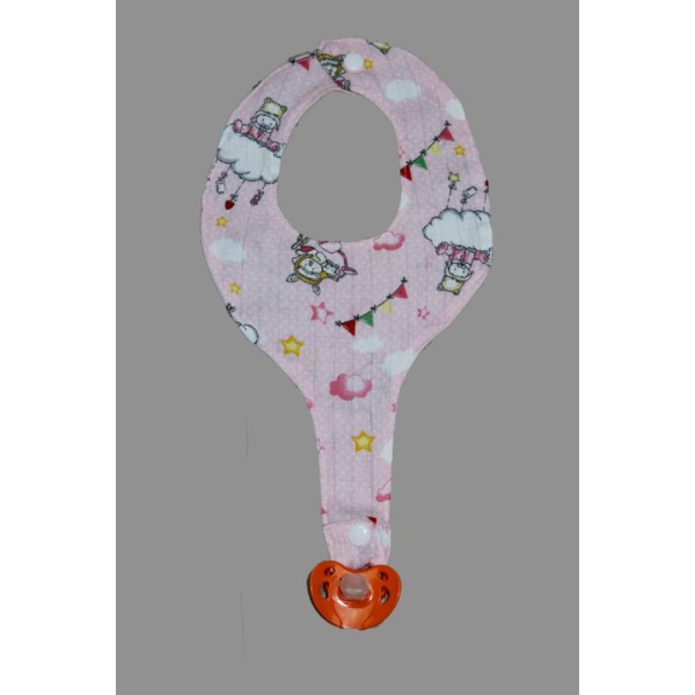 Ayd Home % 100 Pamuk Müslin Emzik Tutucu Yakalık - Pembe Bebek Beslenme Gereçleri Fiyatı