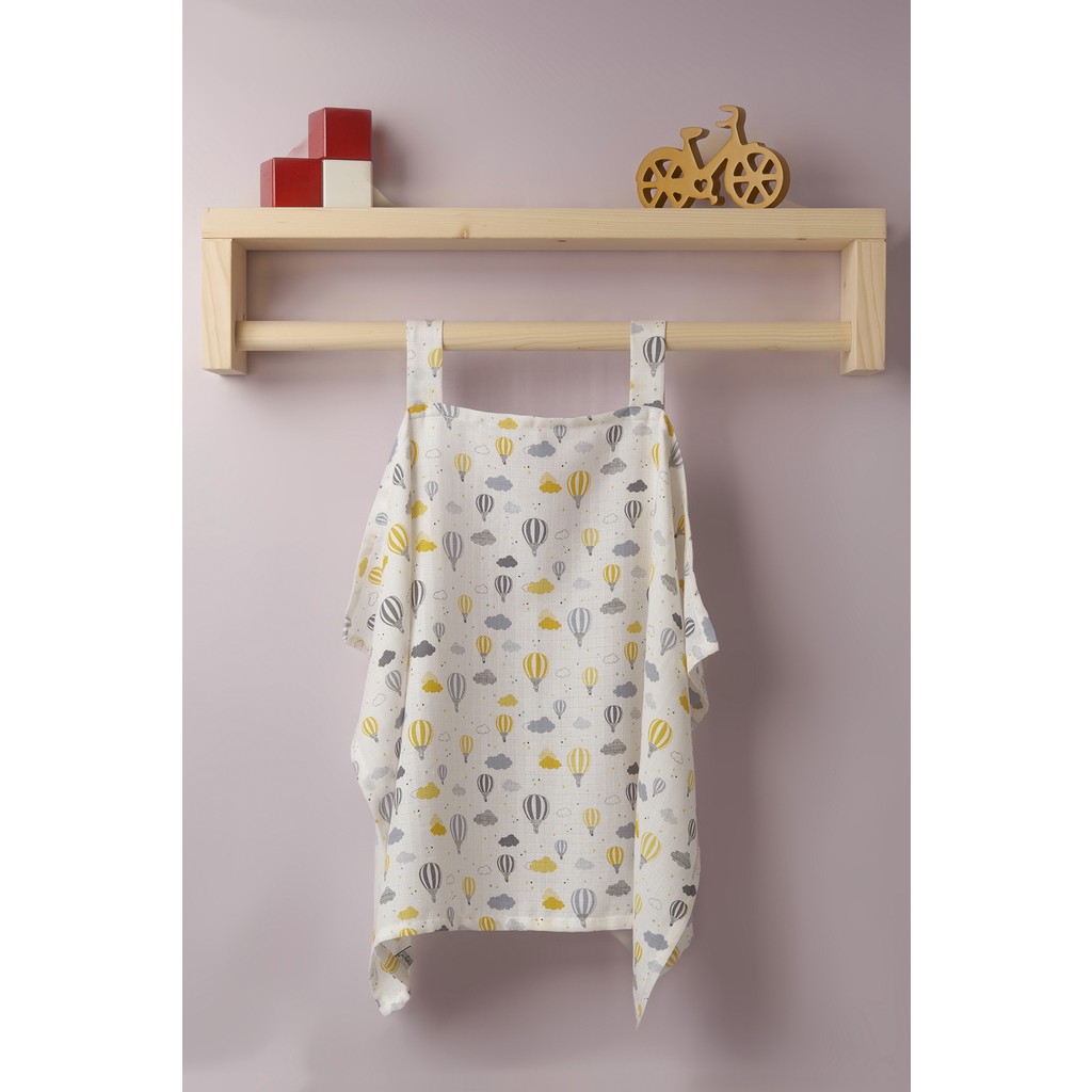 Ayd Home % 100 Pamuk Müslin Emzirme Önlüğü - Standart - Beyaz Diğer Fiyatı