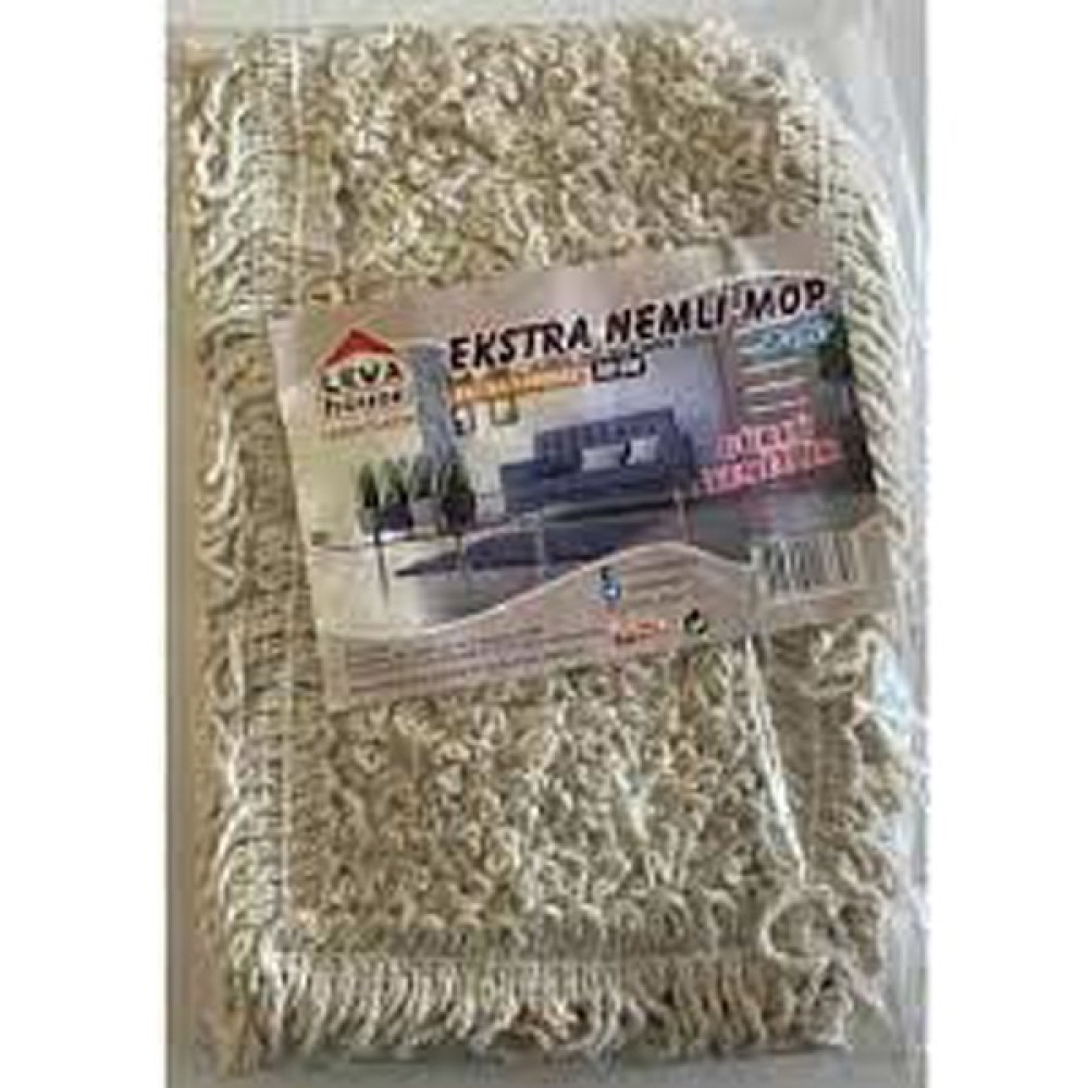 Ayda Ambalaj Leva House Extra Nemli Mop 50 cm - Beyaz Temizlik Malzemeleri Fiyatı
