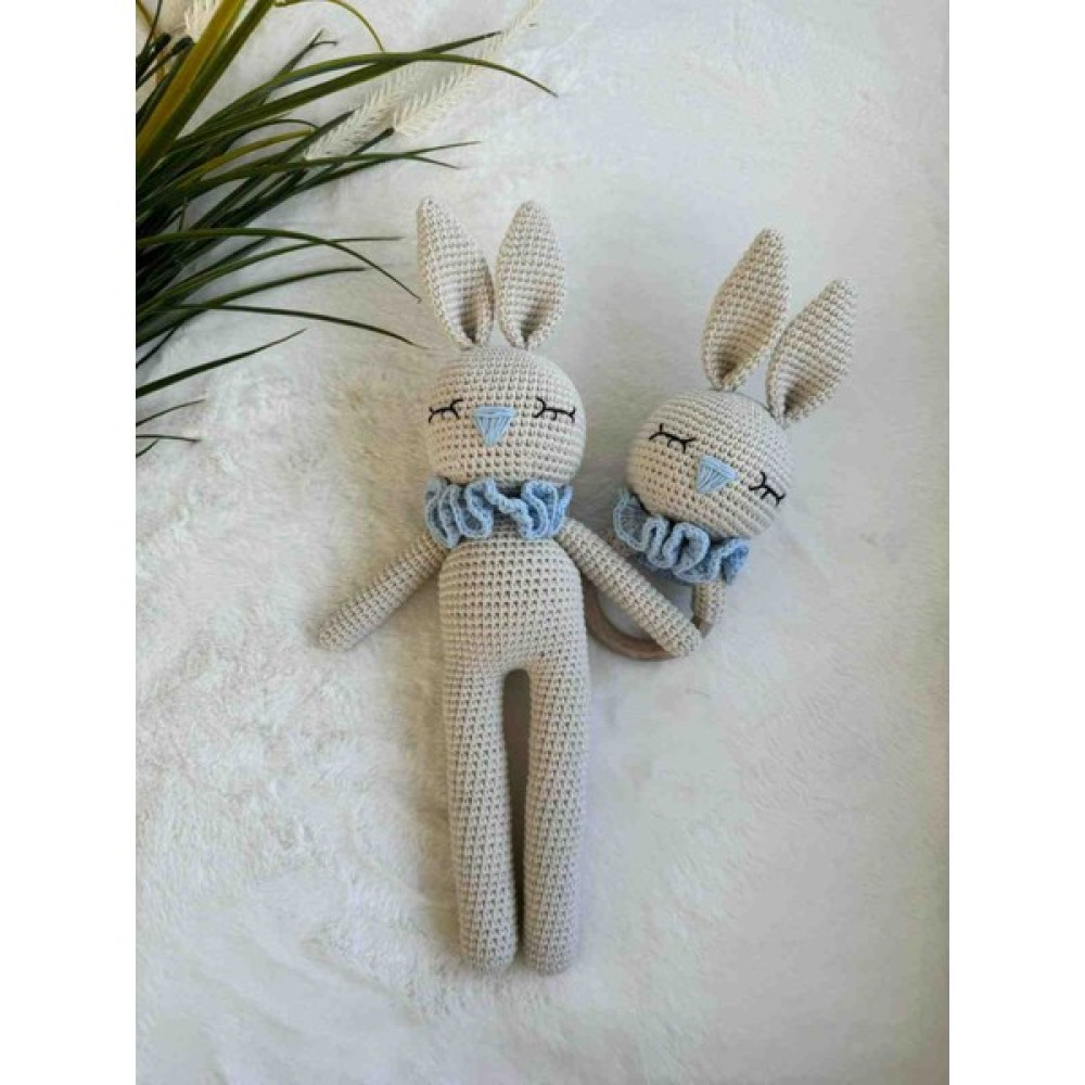 Aydan Amigurumi Amigurimi Organik Tavşan Çıngırak Bebek Oyuncakları Fiyatı