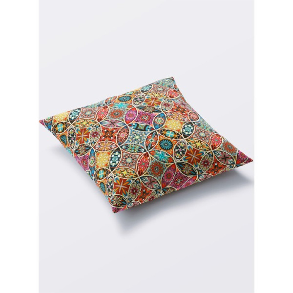 Aydemir Tekstil Karışık Renkli Dijital Baskılı Modern Yer Minderi Kılıfı (Bahçe Minderi) 70 x 70 cm Salon & Oturma Odası Tekstili Fiyatı