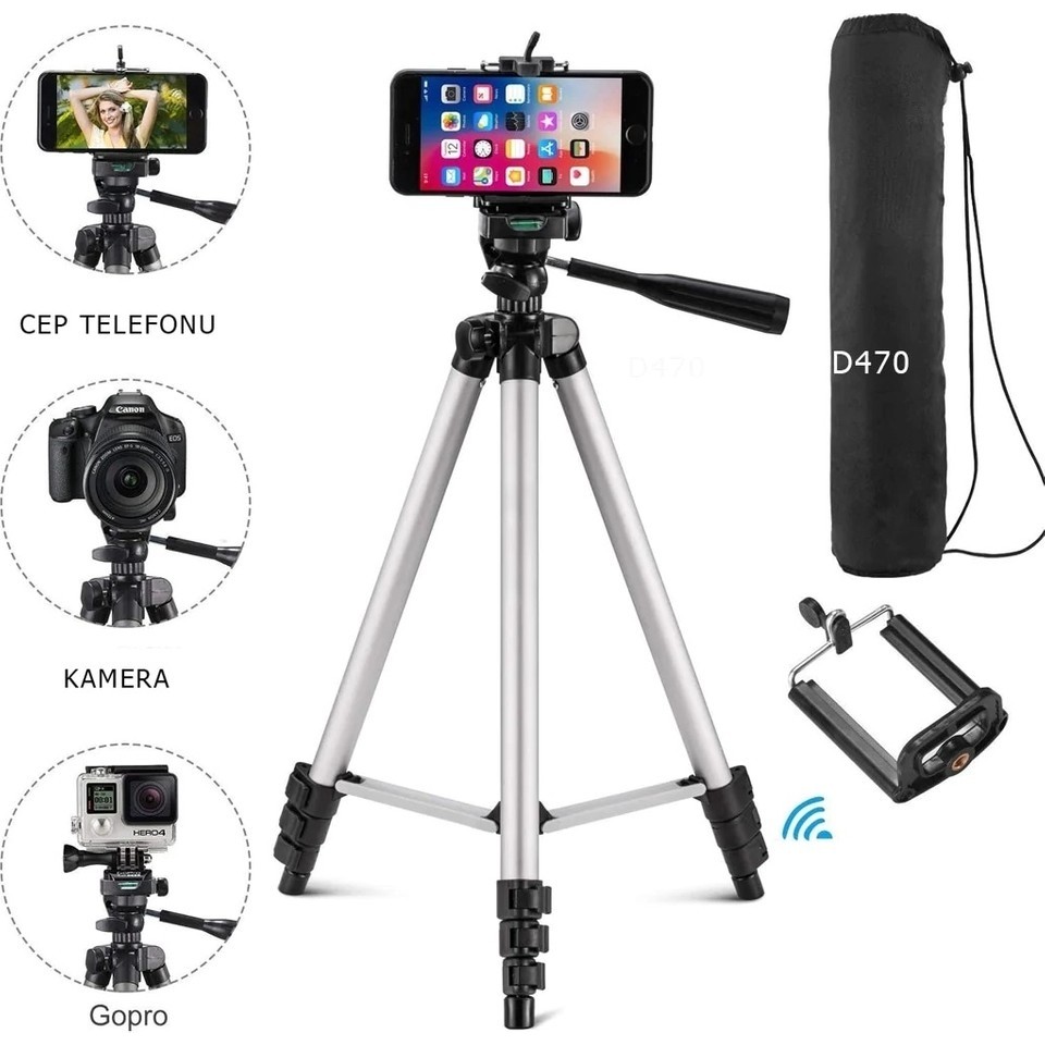 AydemirTech 3110 Fotoğraf Makinesi ve Cep Telefonu Tutucu Tripod Dijital Fotoğraf Makineleri Fiyatı
