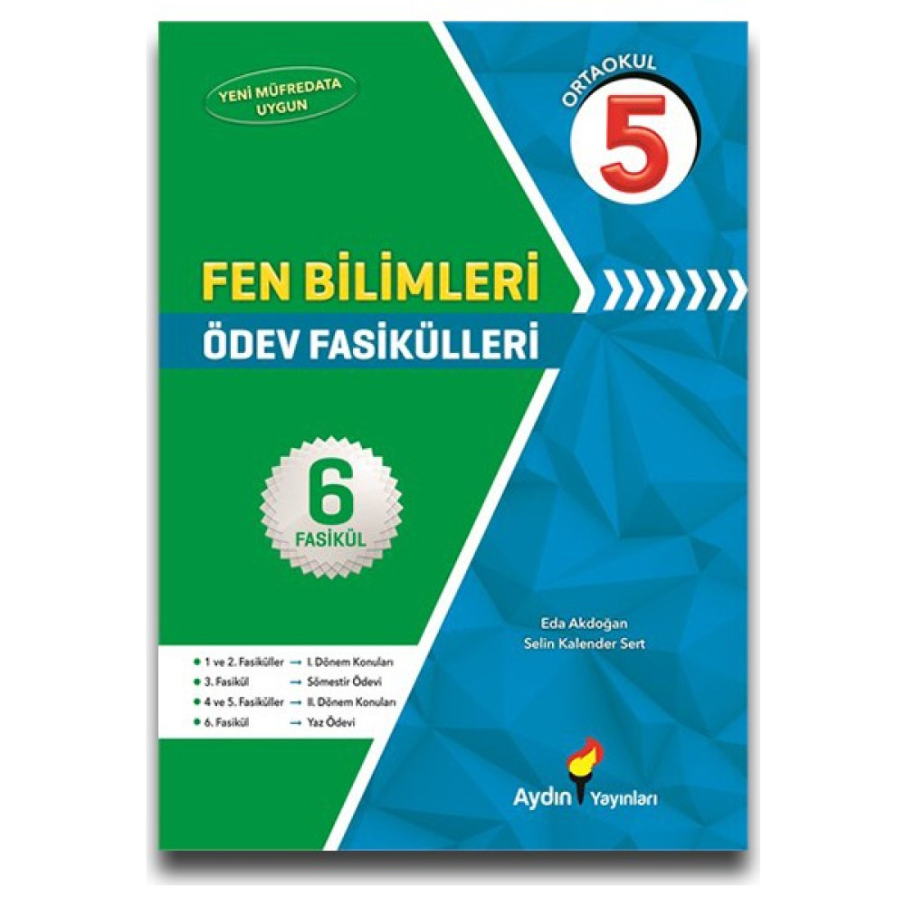 Aydın 5. Sınıf Fen Bilimleri Ödev Fasikülleri 6 Fasikül Fen - Bilişim ve Teknoloji Fiyatı