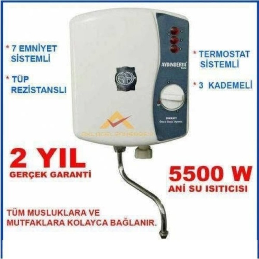 Aydın Derya Mutfak Tipi Şofben Aydın Derya 2 Yıl Garantılı Şofbenler Fiyatı