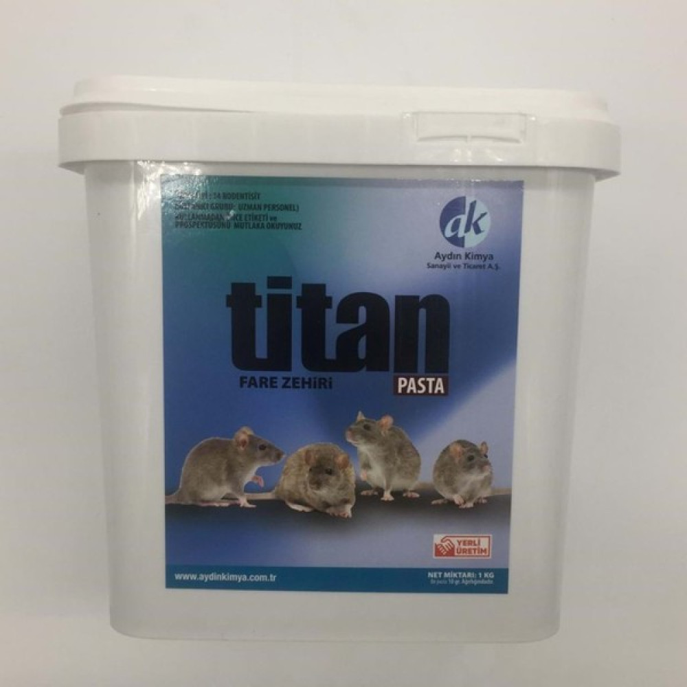 Aydın Kimya Titan Pasta 1 kg Sinek-Kene-Haşere Kovucu Fiyatı