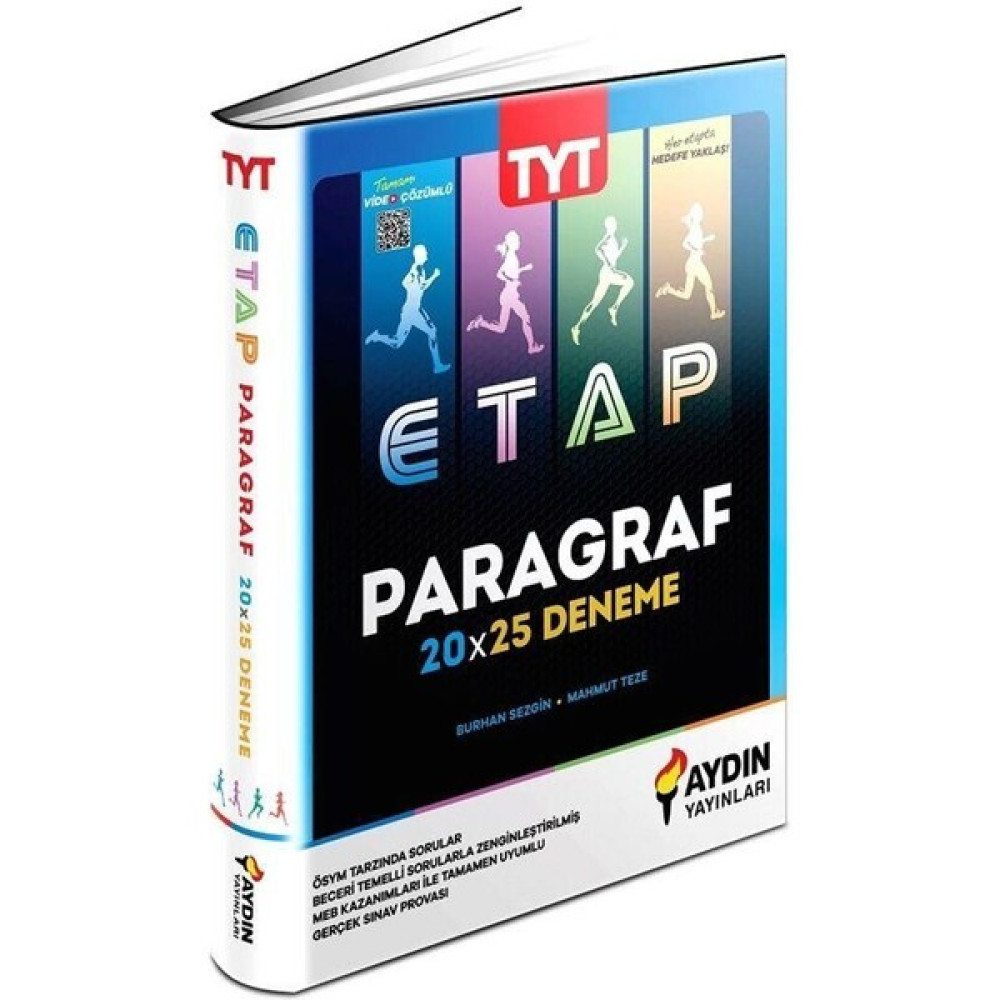 Aydın TYT Paragraf Etap 20 x 25 Deneme Aydın Yayınları Temel Yeterlilik Testi (TYT) Fiyatı
