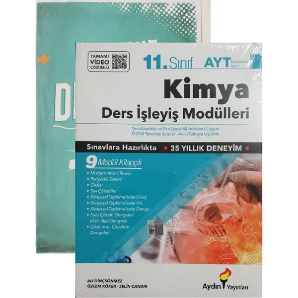 Aydın Yayınları 11. Sınıf Kimya Ders İşleyiş Modülleri-(Okyanus Yayınları Deneme ) Tüm Dersler Fiyatı