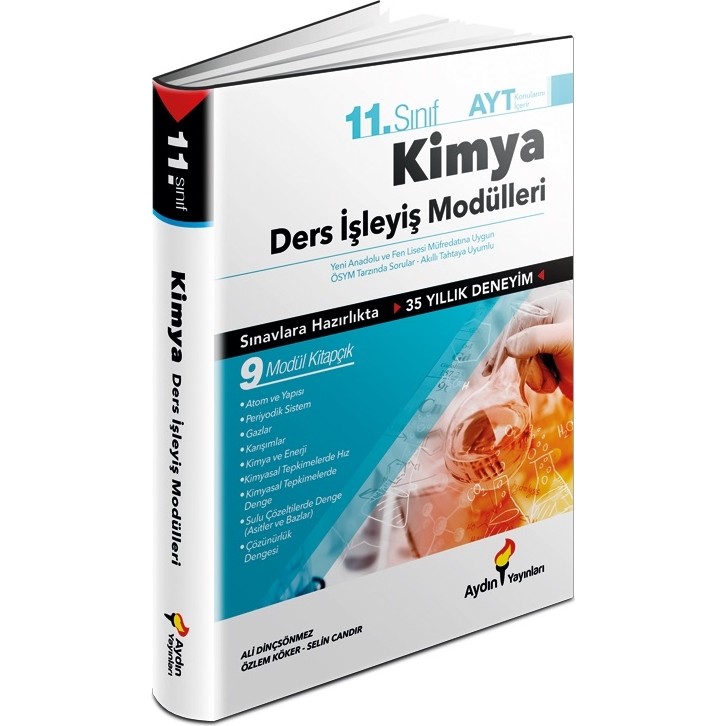 Aydın Yayınları 11. Sınıf Kimya Konu Anlatım Ders Işleyiş Modülleri Set Tamamı Yardımcı Kitaplar Fiyatı