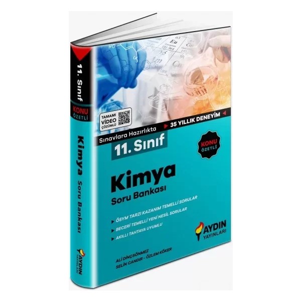 Aydın Yayınları 11. Sınıf Kimya Konu Özetli Soru Bankası Diğer Fiyatı