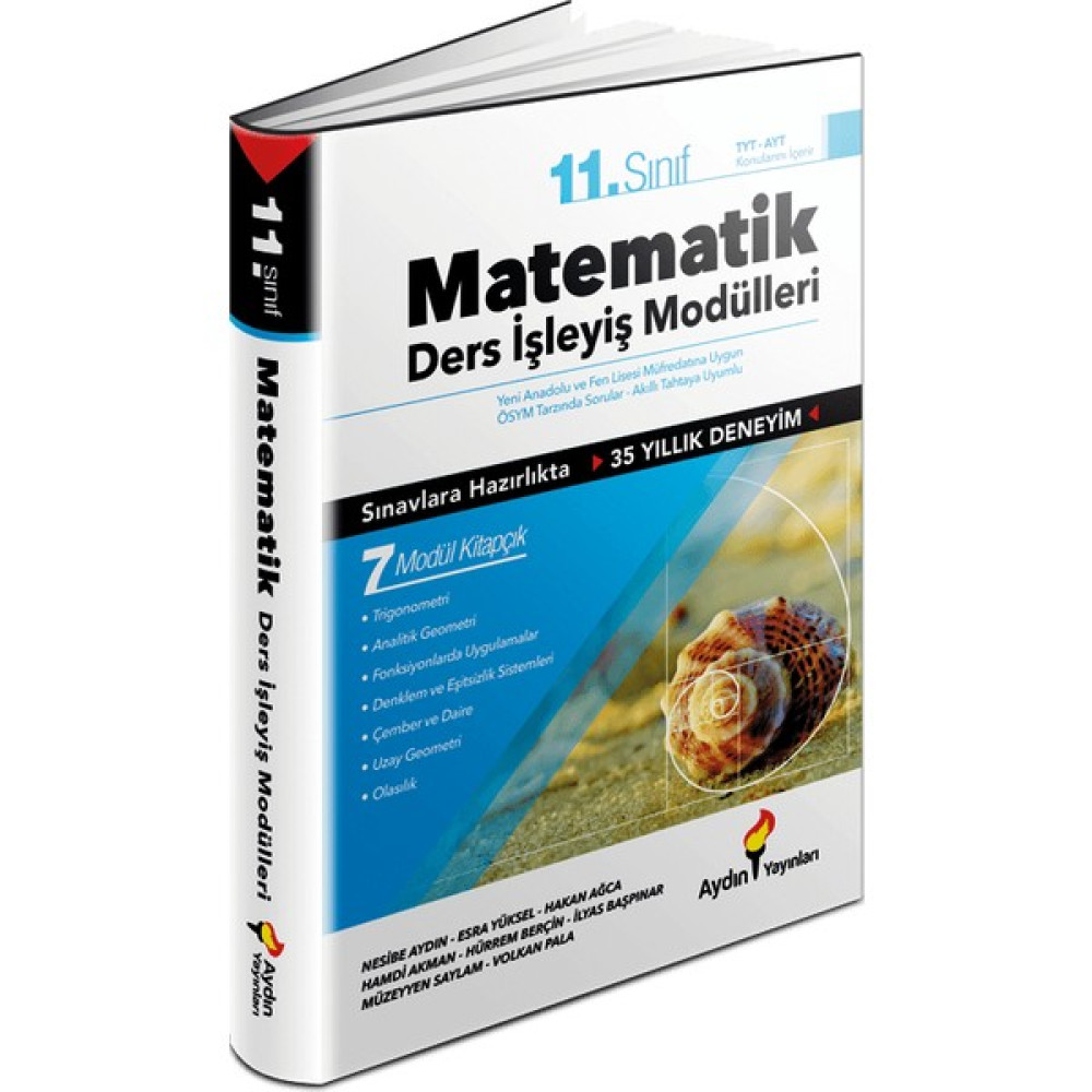 Aydın Yayınları 11. Sınıf Matematik Ders İşleyiş Fasikülleri - 7 Modül Kitapçık Matematik Fiyatı