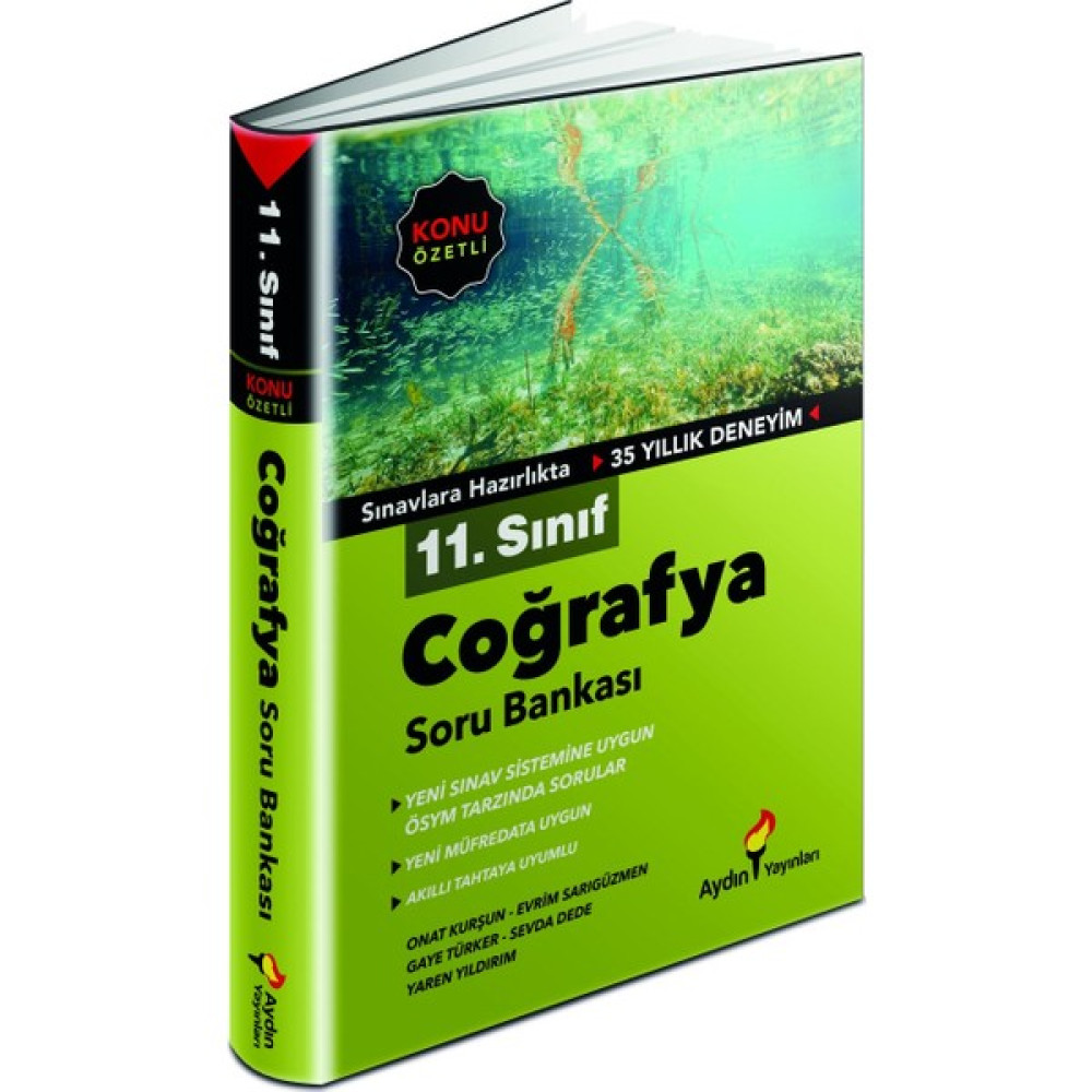 Aydın Yayınları 11.Sınıf Coğrafya Konu Özetli Soru Bankası Coğrafya Fiyatı