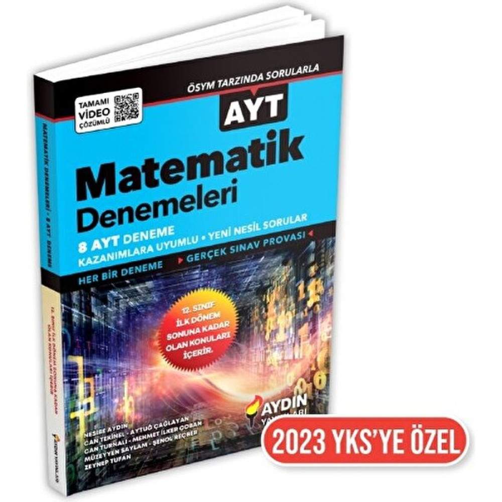 Aydın Yayınları 2023 Özel AYT Matematik Denemeleri Matematik Fiyatı
