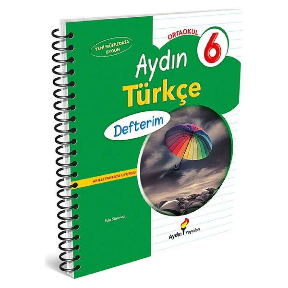 Aydın Yayınları 6.Sınıf Aydın Türkçe Defterim Türkçe Fiyatı