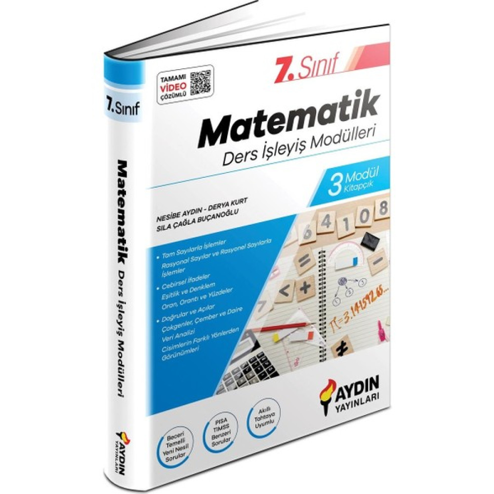 Aydın Yayınları 7. Sınıf Matematik Ders Işleyiş Modülleri Kaynak Kitapları Fiyatı