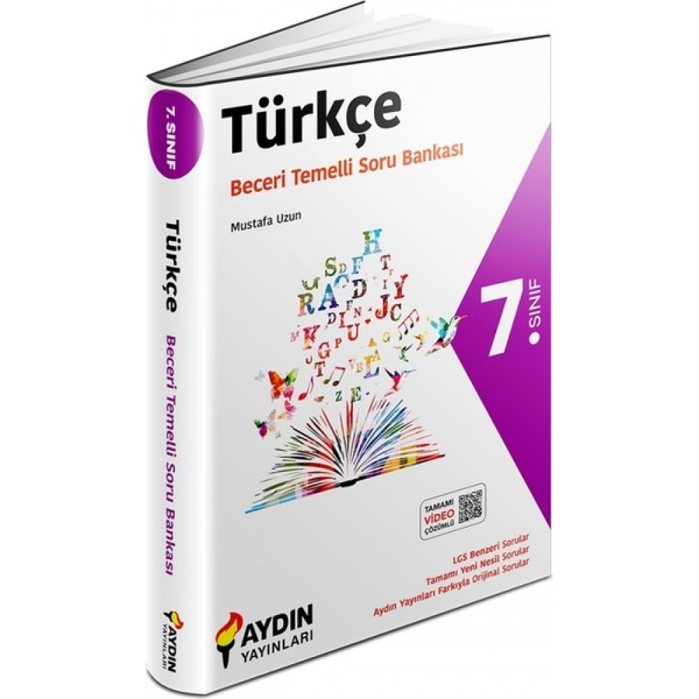 Aydın Yayınları 7. Sınıf Türkçe Beceri Temelli Soru Bankası Türkçe Fiyatı