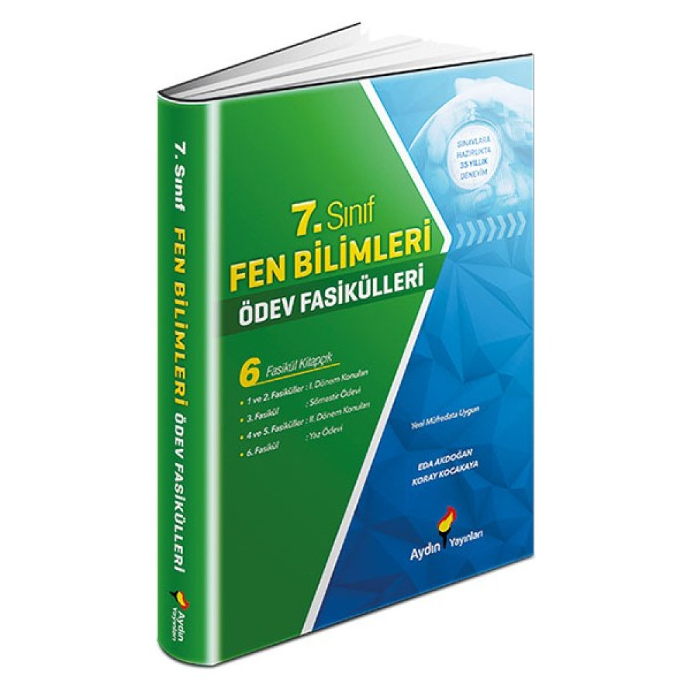 Aydın Yayınları 7.Sınıf Fen Bilimleri Ödev Fasikülleri Fen - Bilişim ve Teknoloji Fiyatı