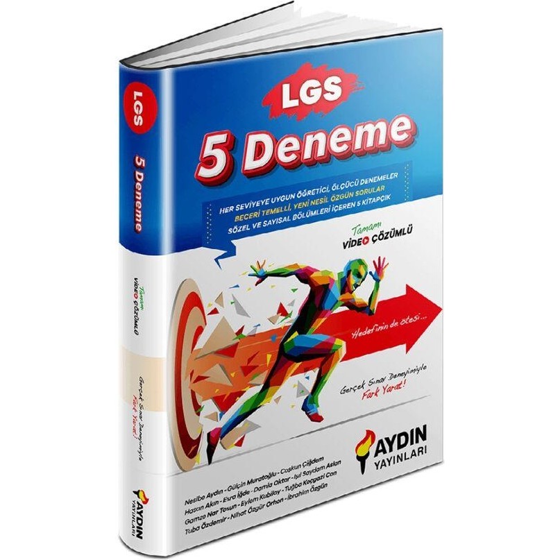 Aydın Yayınları 8. Sınıf LGS 5 Deneme Seti Kaynak Kitapları Fiyatı