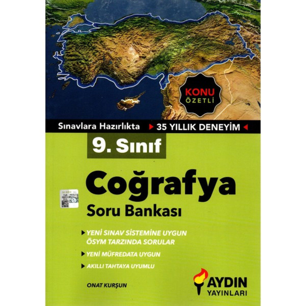 Aydın Yayınları 9. Sınıf Coğrafya Konu Özetli Soru Bankası Coğrafya Fiyatı