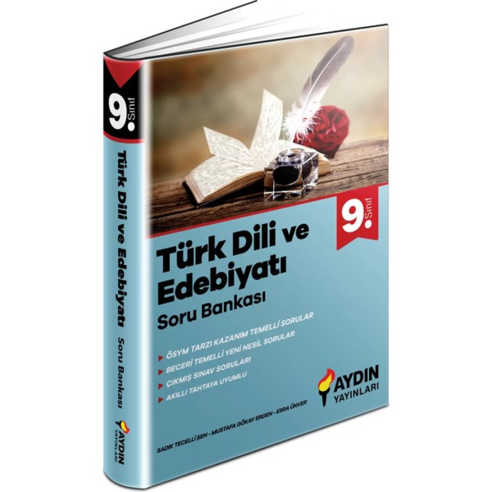 Aydın Yayınları 9. Sınıf Türk Dili ve Edebiyatı Soru Bankası - Aydın Yayınları Kaynak Kitapları Fiyatı