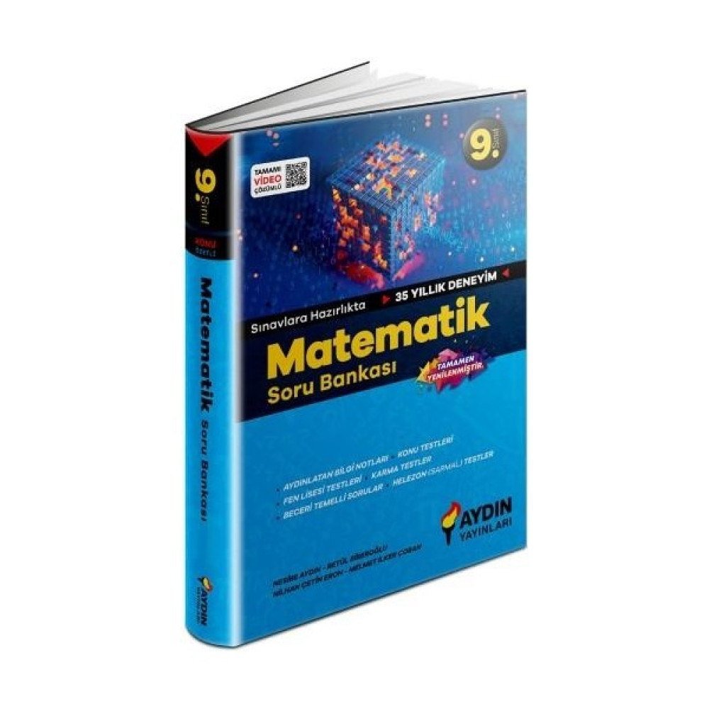 Aydın Yayınları 9.Sınıf Matematik Soru Bankası Matematik Fiyatı