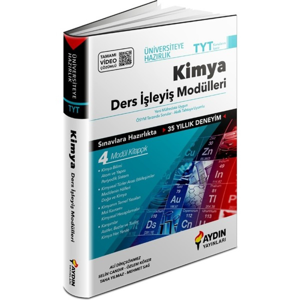 Aydın Yayınları TYT Kimya Ders İşleyiş Modülleri Kaynak Kitapları Fiyatı