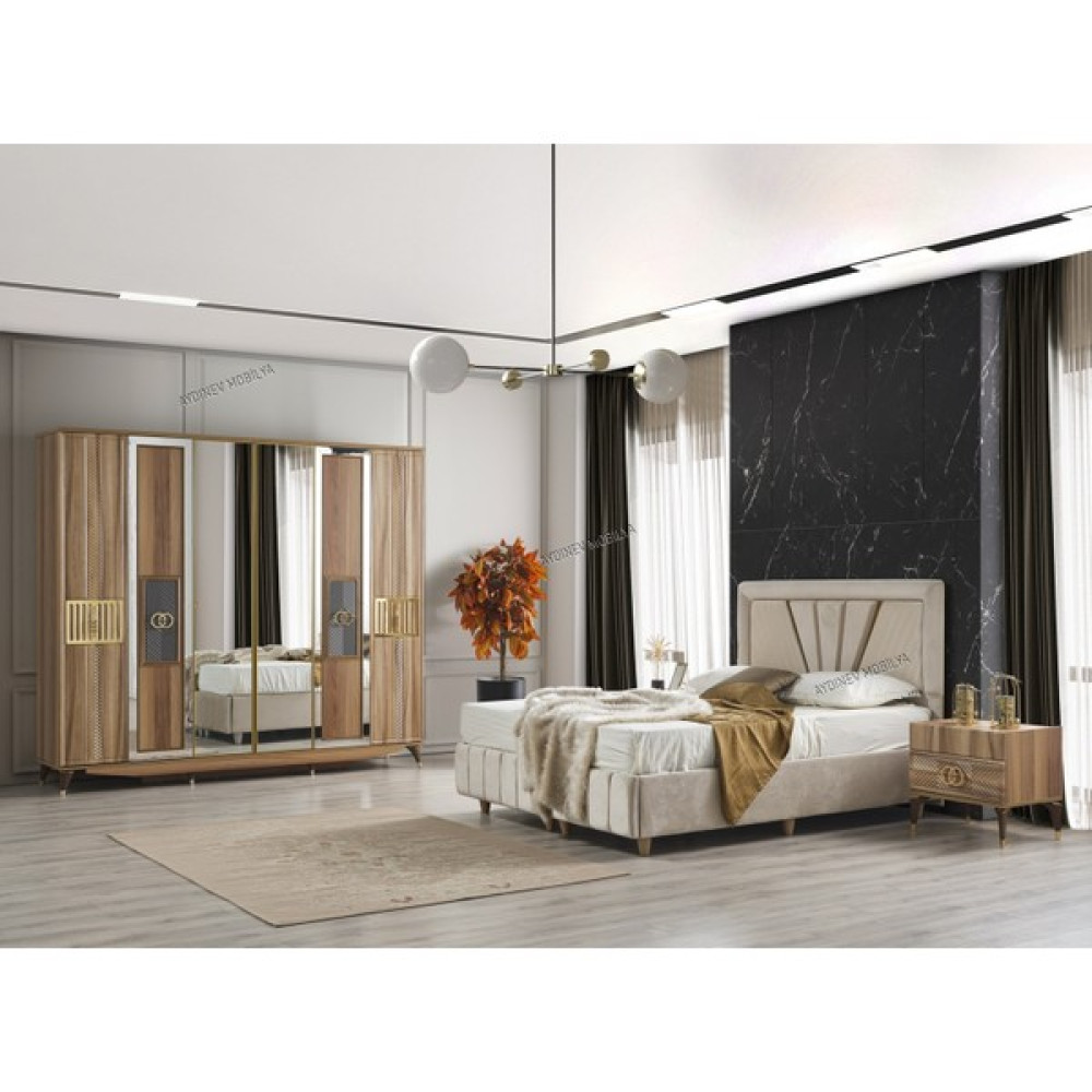 Aydınev Antalya Mdf Yatak Odası Takımı Yatak Odası Takımı / Seti Fiyatı