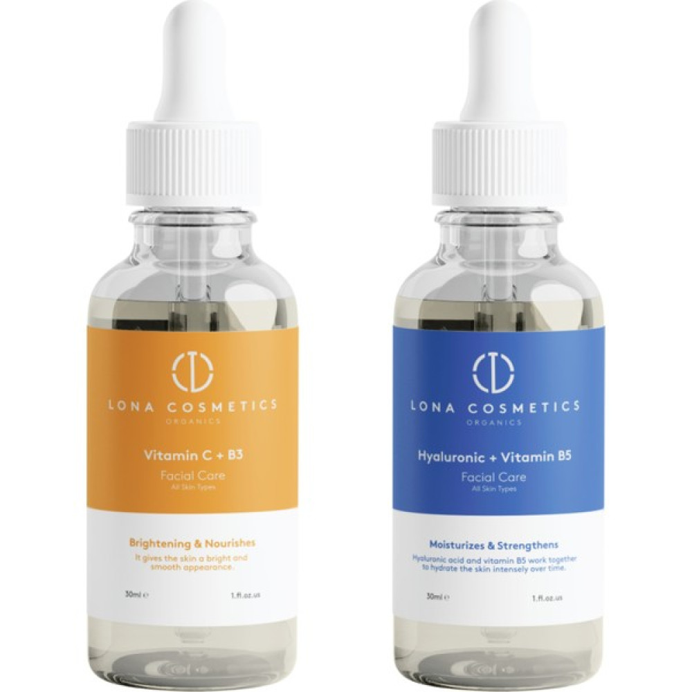 Aydınlatıcı Set Vitamin C+B3 ve Hyaluronic + Vitamin B5 Serum Oto Boyaları Fiyatı
