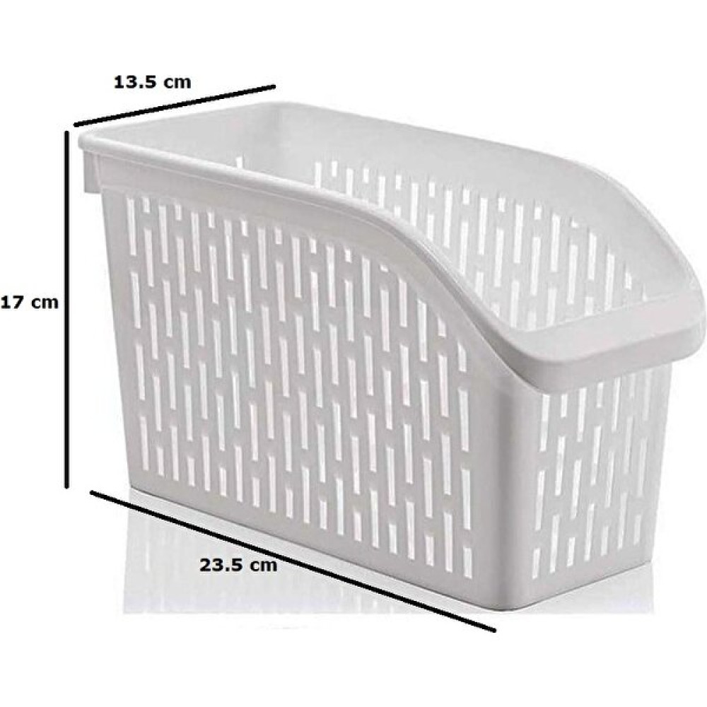 Aydo 2 Adet Beyaz Buzdolabı Düzenleme Rafı Buzdolabı Düzenleyici (13.5X17X23.5 Cm) Saklama Kapları Fiyatı