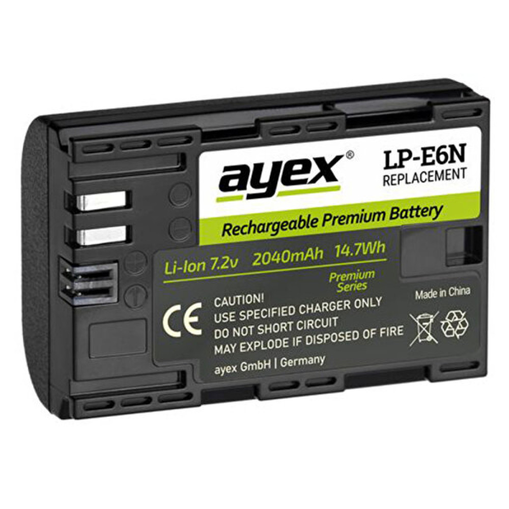 Ayex Lp-E6N Canon EOS R R5 R6 90D 80D 70D 60D 7D 6D 5D Mark II III IV Uyumlu Batarya Dijital Makine Pilleri Fiyatı