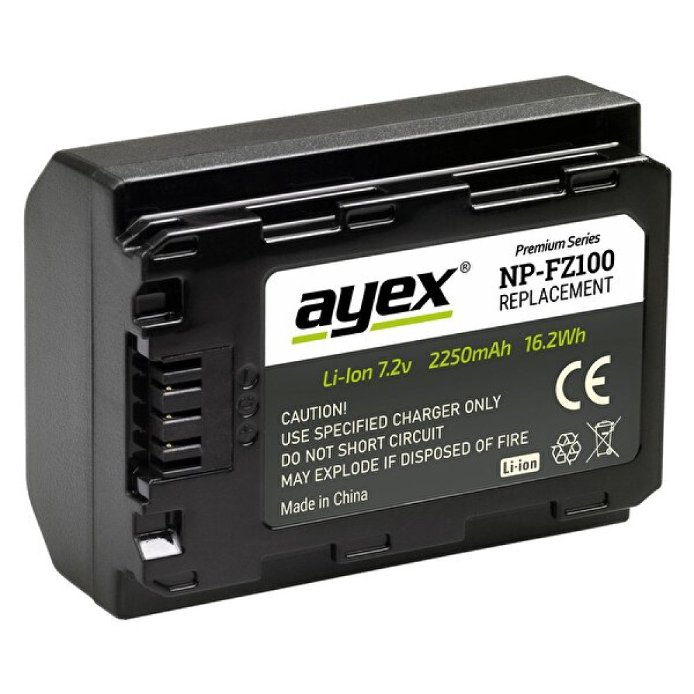Ayex Sony A9 A9R A9S A7 III A7R III Uyumlu Np-Fz100 Batarya Dijital Makine Pilleri Fiyatı