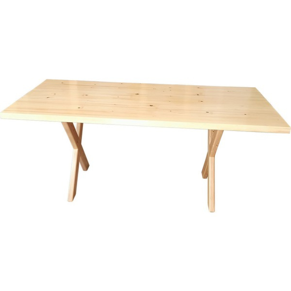 Ayfiwood Masa Doğal Ahşap Yemek Masası 160X80 cm Tabla 78CM Yükseklik A160Y - 160 x 80 cm Yemek & Mutfak Masası Fiyatı
