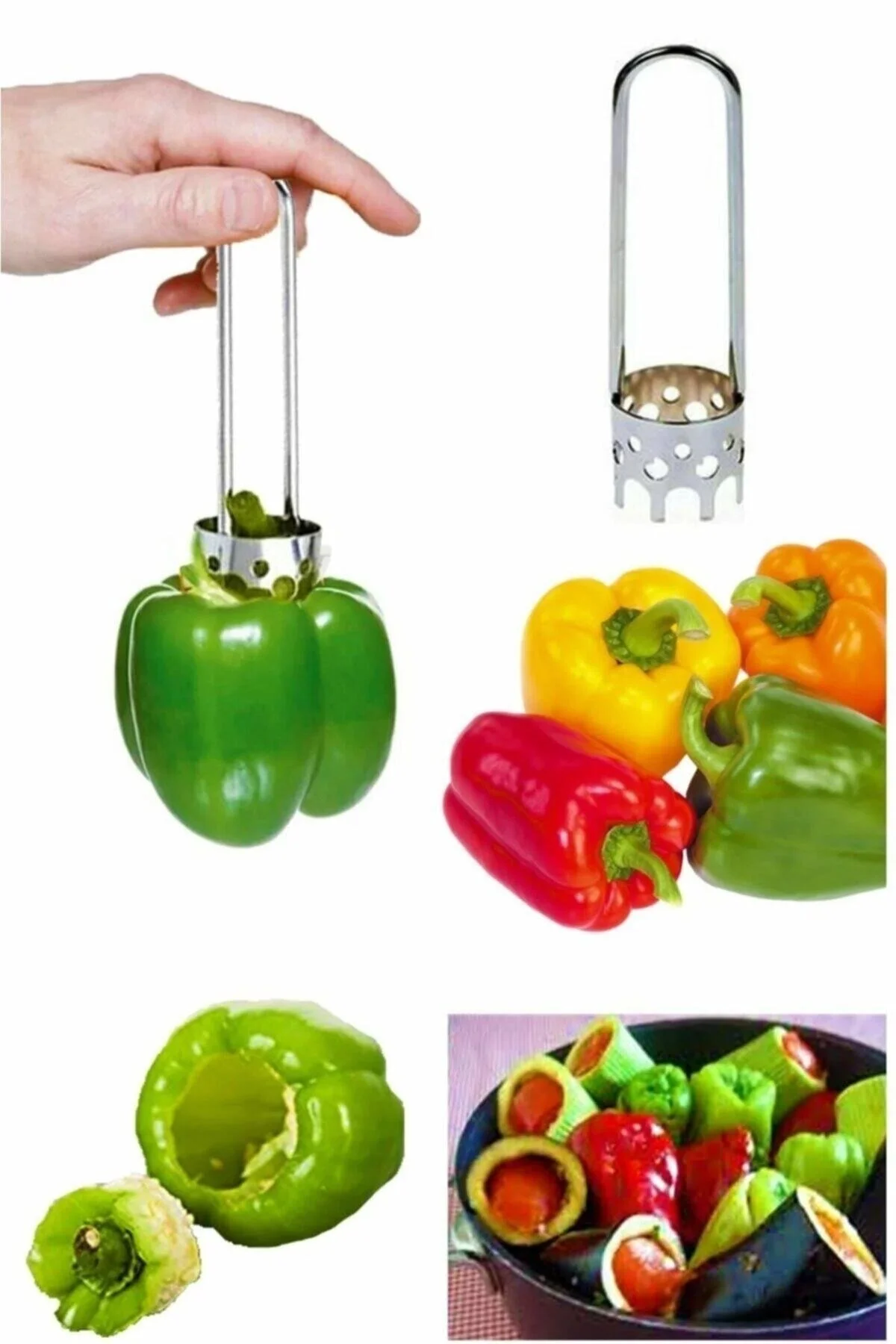 AYGÖREN HOME Dolma Biber Ve Kabak Oyacağı Paslanmaz Metal" Pratik Mutfak Gereçleri Fiyatı