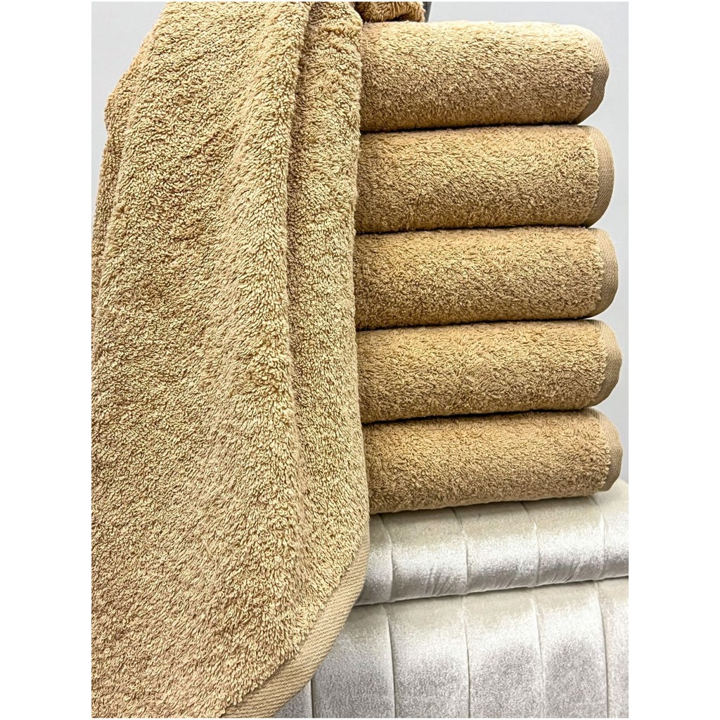 ayhanhome Pamuk Ekstra Yumuşak Bej 6 Adet Spor & Kuaför 50 x 90 cm El Yüz Havlu Seti - 50 x 90 cm El / Yüz Havlusu Fiyatı