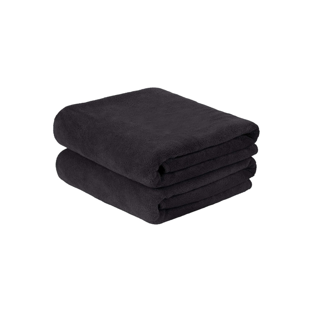 AYHANHOME Siyah 2li Mikrofiber Spor Havlusu Leke Tutmayan Kuaför Berber Havlu 50x90 Cm Banyo Havlusu Fiyatı