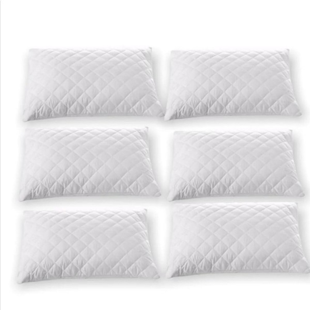 AYHOME 6 Adet Kapitoneli Sıvı Geçirmez Yastık Alezi Yastık Koruyucu Yastık Kılıfı Pamuklu Beyaz 50 x 70 cm Yastık Kılıfı Fiyatı