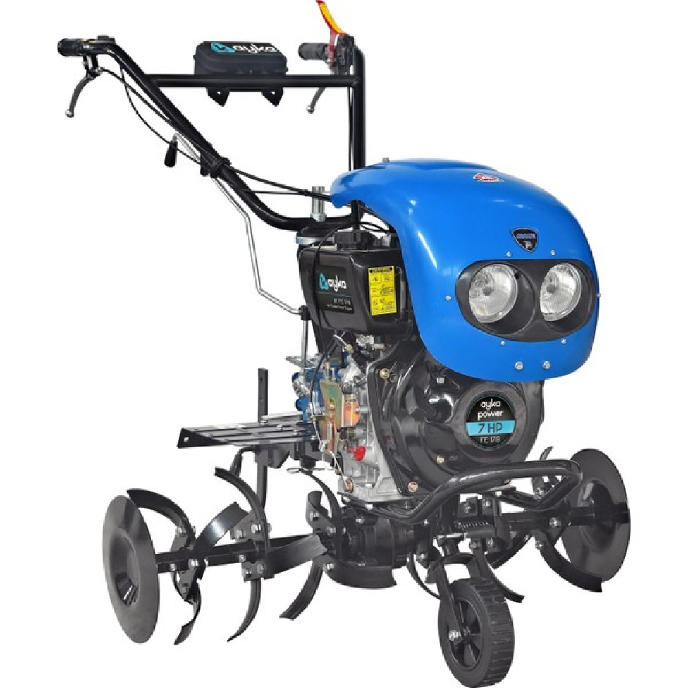 Ayka RZ 320 M Çapa Makinesi 178 F 7 hp Dizel İpli Motor 2+1 Vites Çapalama Makinesi Fiyatı
