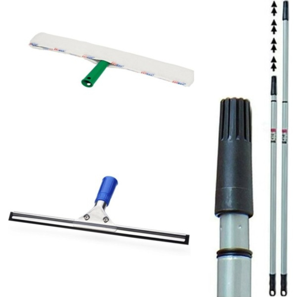 Ayla Stand Mop Camsil Silme Aparatı Çekçek Metal 35 cm Mikrofiber Peluş ve Aparatı 35 cm Teleskobik Sap 1,5 mt - Gri Temizlik Malzemeleri Fiyatı