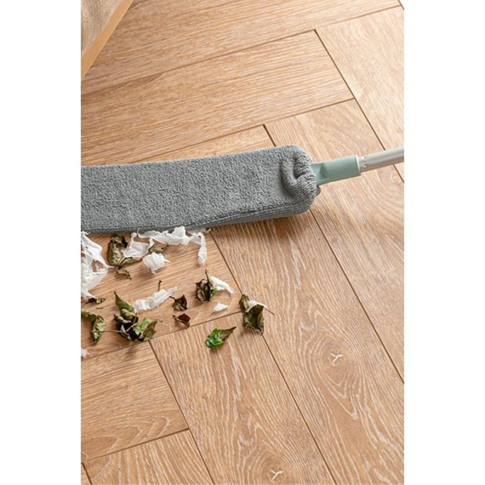 Ayla Stand Sihirli Mikrofiber Başlıklı Girintili Yüzey Dip Köşe Raf Temizleme Mopu + 1 Yedek Bez - Gri Temizlik Malzemeleri Fiyatı