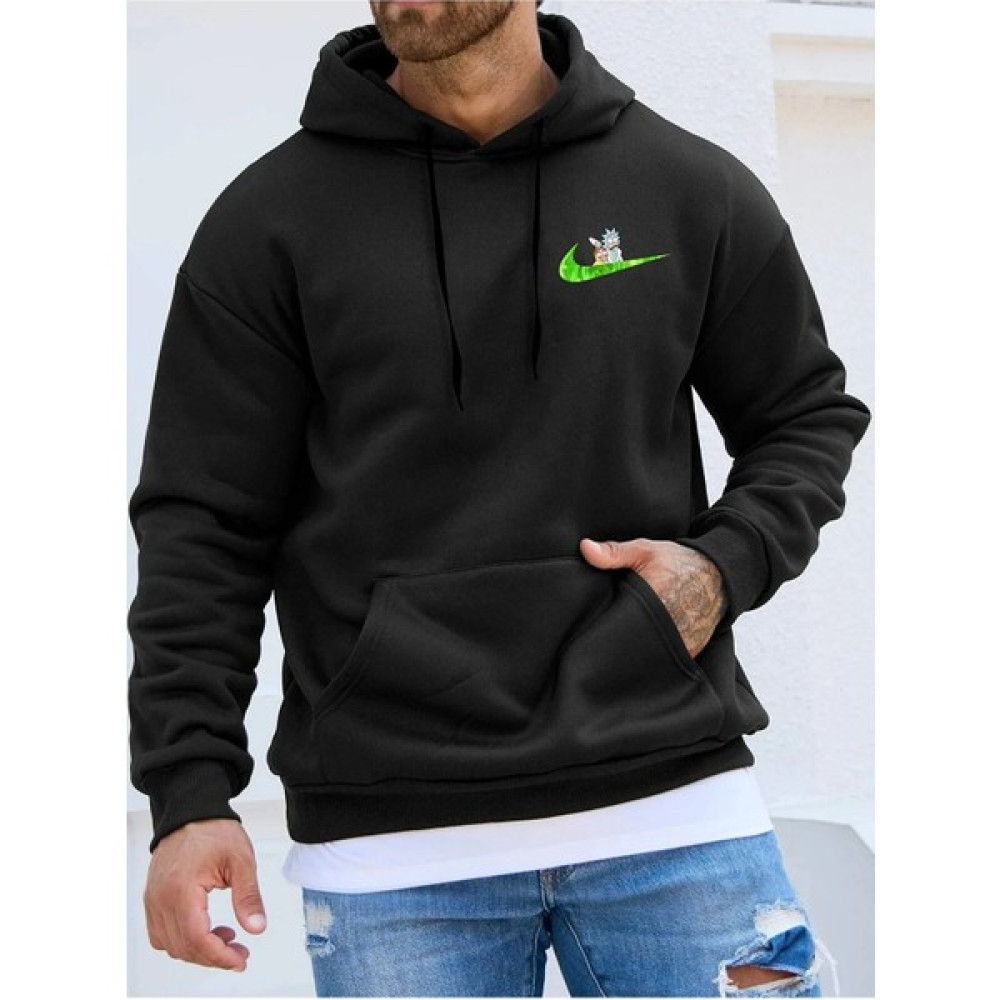 Aynew Moda Aynewmoda Sweatshirt Rick&Morty Baskılı Kapşonlu Erkek Sweatshirt Fiyatı