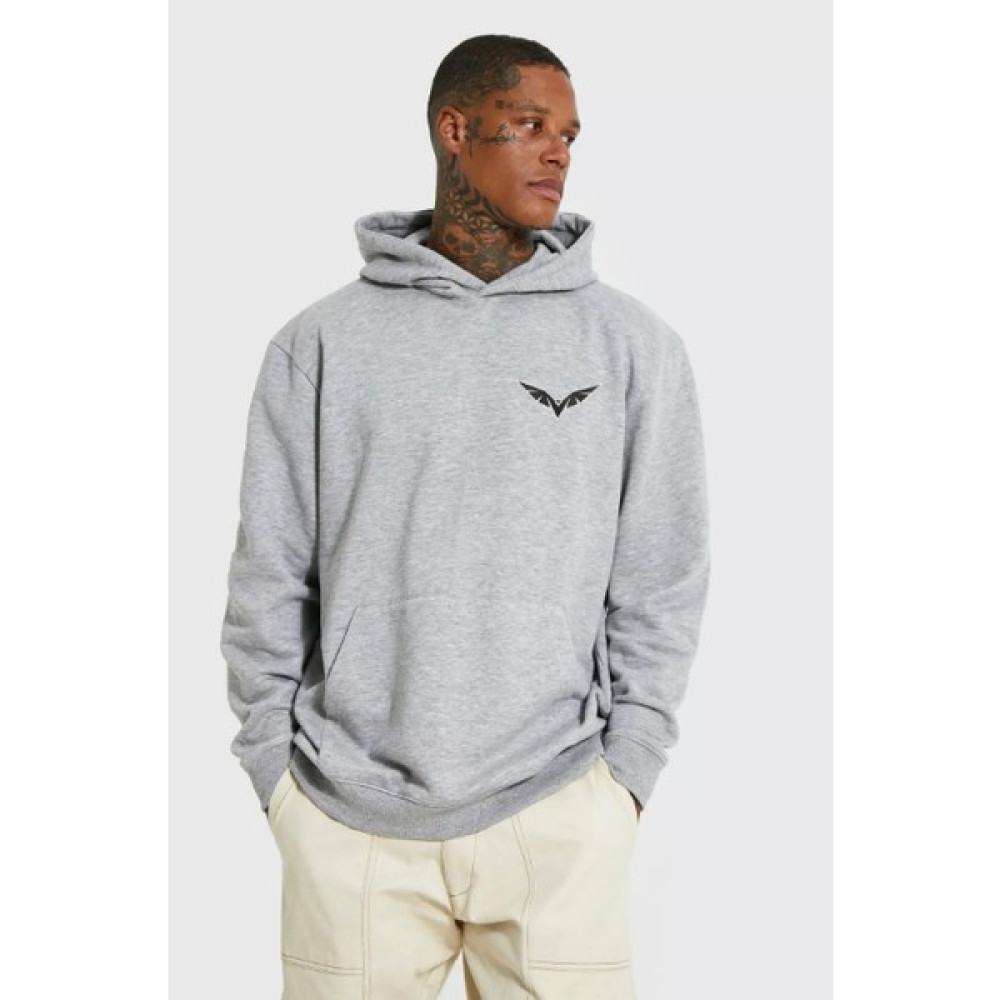 Aynew Moda Erkek Kartal Baskılı Gri Sweatshirt Erkek Sweatshirt Fiyatı