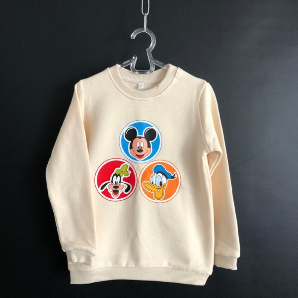 Aynura Store Çocuk Unisex Bisiklet Yaka Sweatshirt Kız Çocuk Sweatshirt Fiyatı