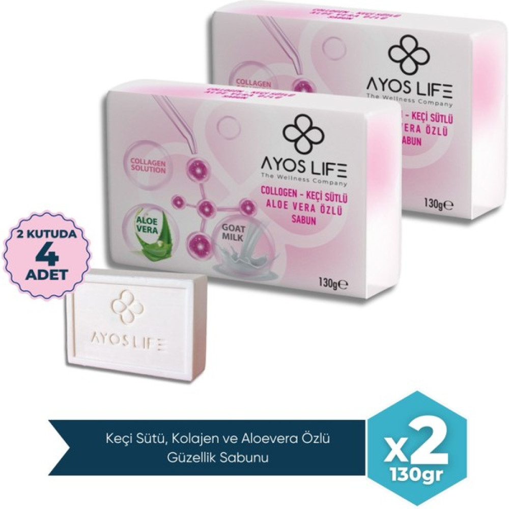 Ayos Life Keçi Sütü Aloevera Kolajen Içeren Güzellik Sabunu X2KUTU Oto Boyaları Fiyatı