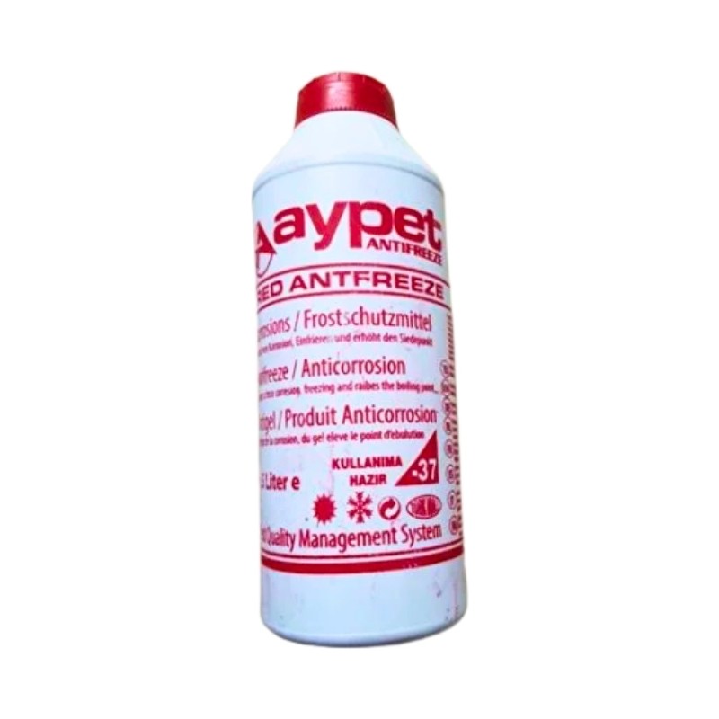 Aypet -37 C Kullanıma Hazır Antifiriz Kırmızı 1.5 Lt. Diğer Fiyatı