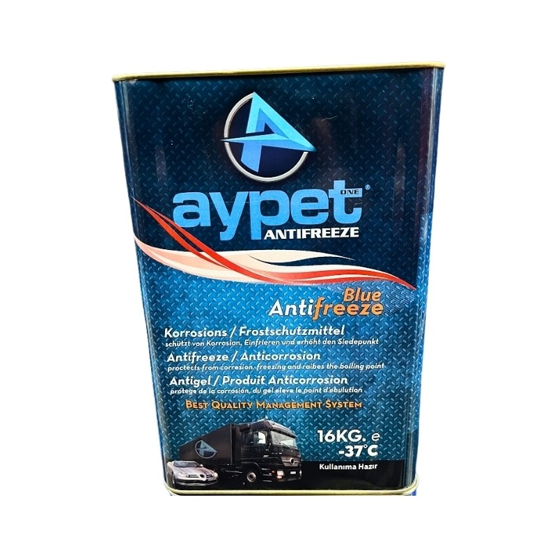 Aypet -37 C Kullanıma Hazır Antifriz Mavi 16 Kg. Diğer Fiyatı
