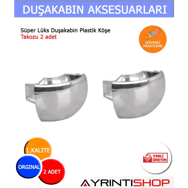 Ayrıntıshop Duşakabin Köşe Plastik Takozu Lüx Seri 2 Adet Duşakabin Fiyatı