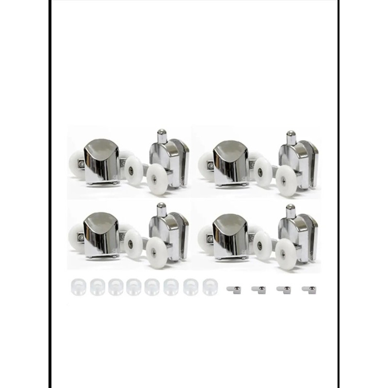 Ayrıntıshop Duşakabin Tekerleği Rulmanlı Cam Duşakabin - Krom 8 Li Set 24MM Duşakabin Fiyatı