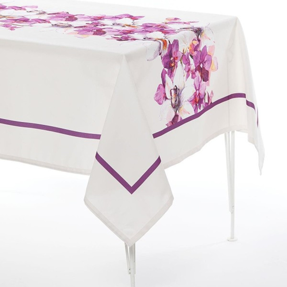 Ays Home Çiçek Desen 145X200 Leke Tutmaz Petek Kumaş Masa Örtüsü - 145 x 200 cm - Ekru Masa Örtüsü Fiyatı